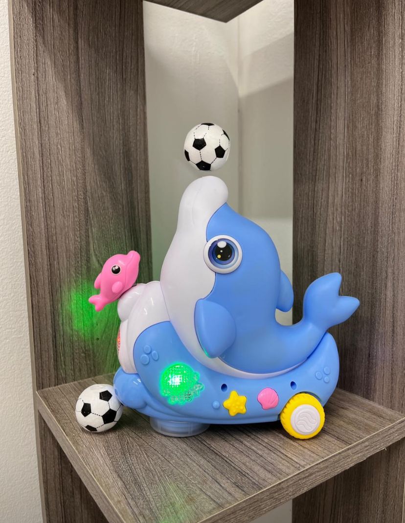 Delfín Musical Interactivo Con Luz Y Son